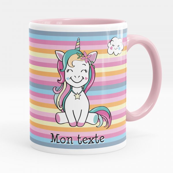 Personalisierte Tasse - Einhorn Smile