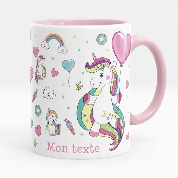 Personalisierte Tasse - Einhörner