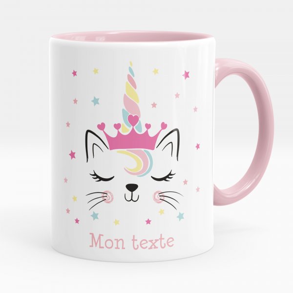 Personalisierte Tasse - Einhornkatze