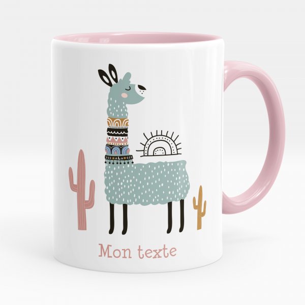 Personalisierte Tasse - Lama Kaktus