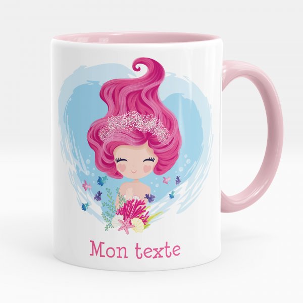 Personalisierte Tasse - Meerjungfrau Ozean