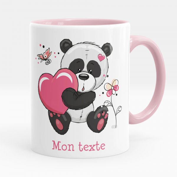 Personalisierte Tasse - Panda Herz