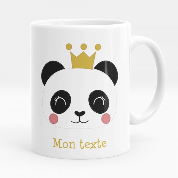 Personalisierte Tasse - Prinzessin Panda