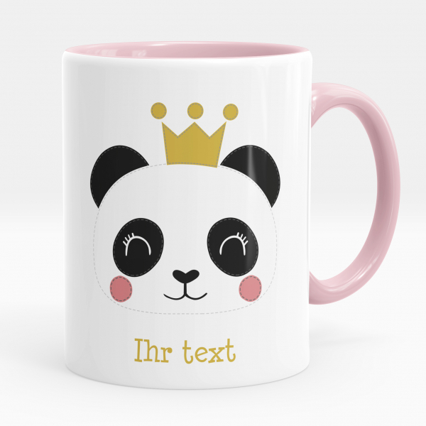 Personalisierte Tasse - Prinzessin Panda