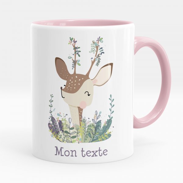 Personalisierte Tasse - Rehkitz