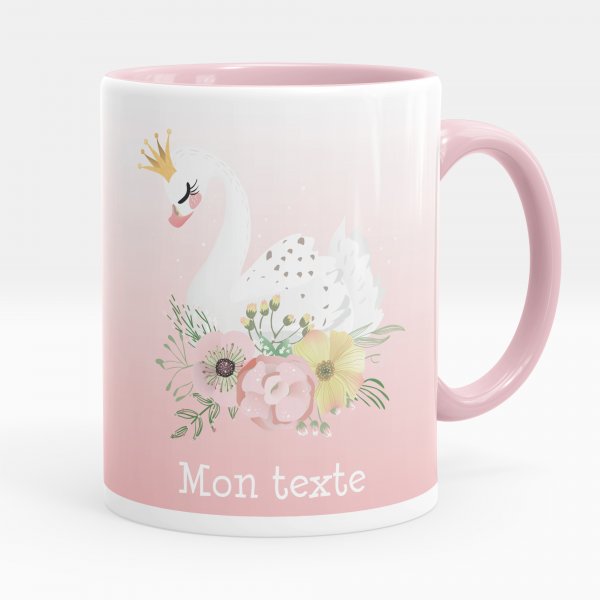 Personalisierte Tasse - Schwan