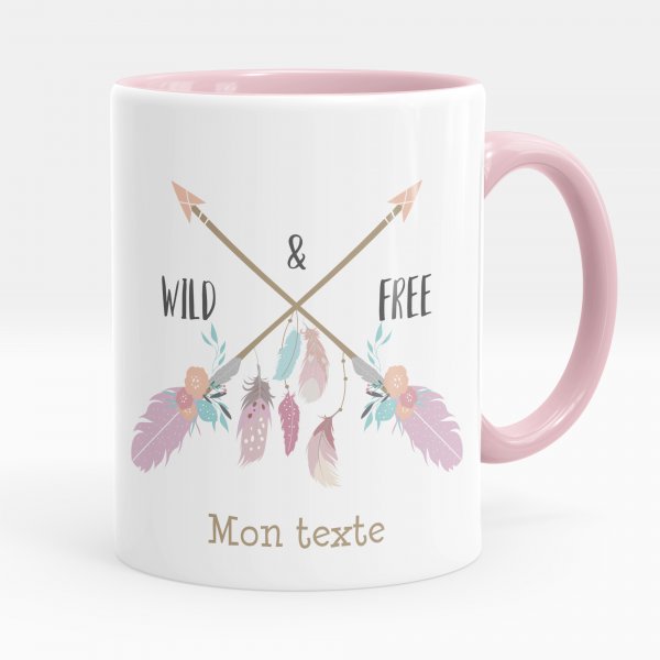 Personalisierte Tasse - Wild & Free