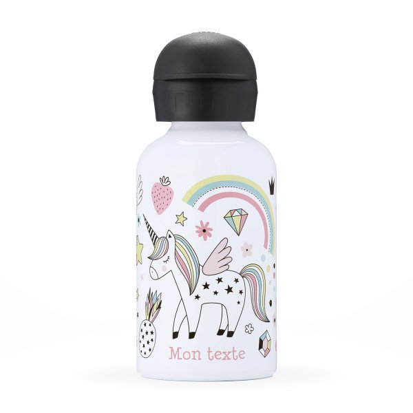 Personalisierte Thermosflasche für Kinder - Einhorn