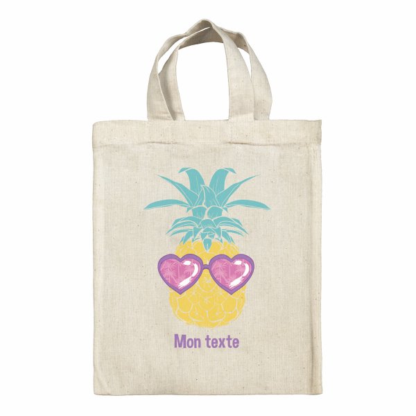 Personalisierte Tragetasche Lunchbox - Ananas