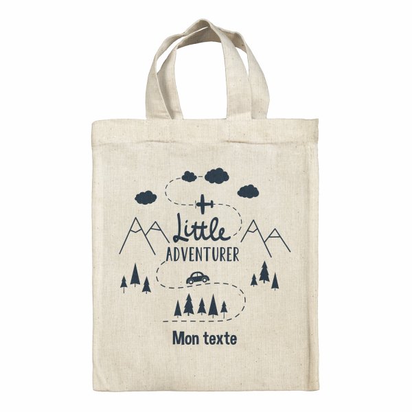 Personalisierte Tragetasche Lunchbox - Little adventurer