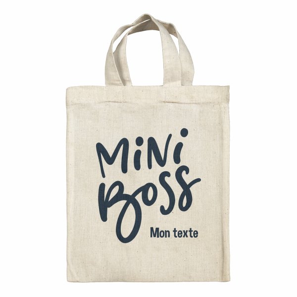 Personalisierte Tragetasche Lunchbox - Mini Boss