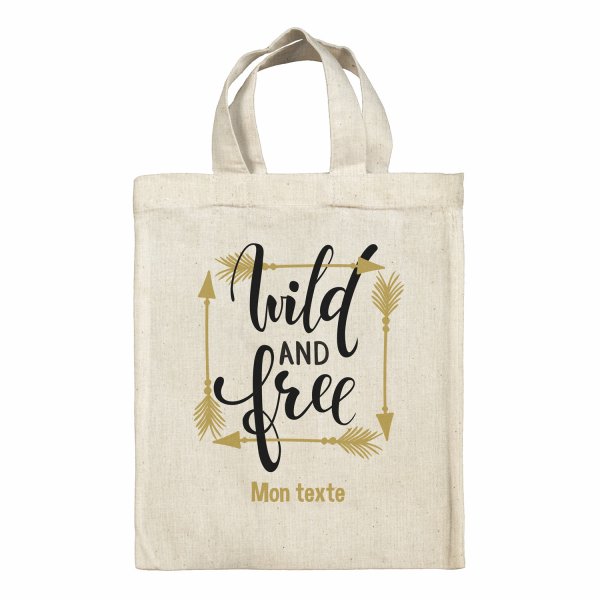 Personalisierte Tragetasche Lunchbox - Wild and Free