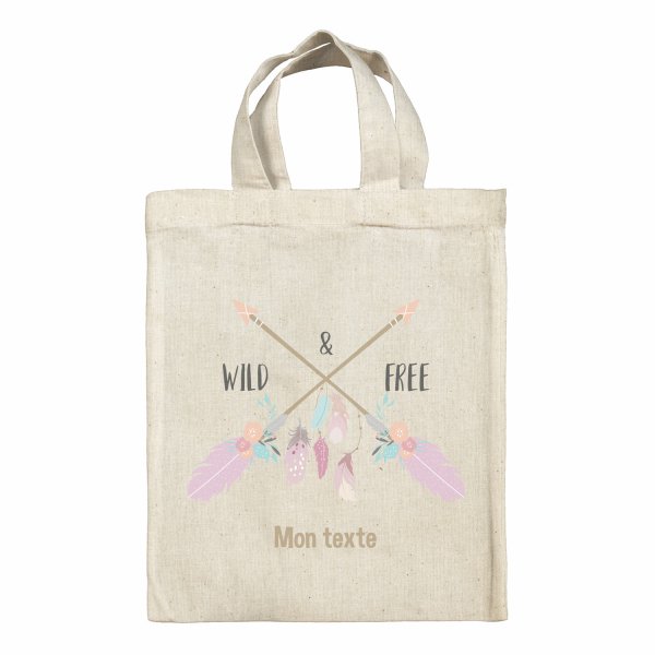 Personalisierte Tragetasche Lunchbox - Wild & Free